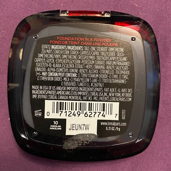 L’Oreal Paris Infallible 24HR Fresh Wear Foundation Powder 10 Porcelain - Picture 3 of 5